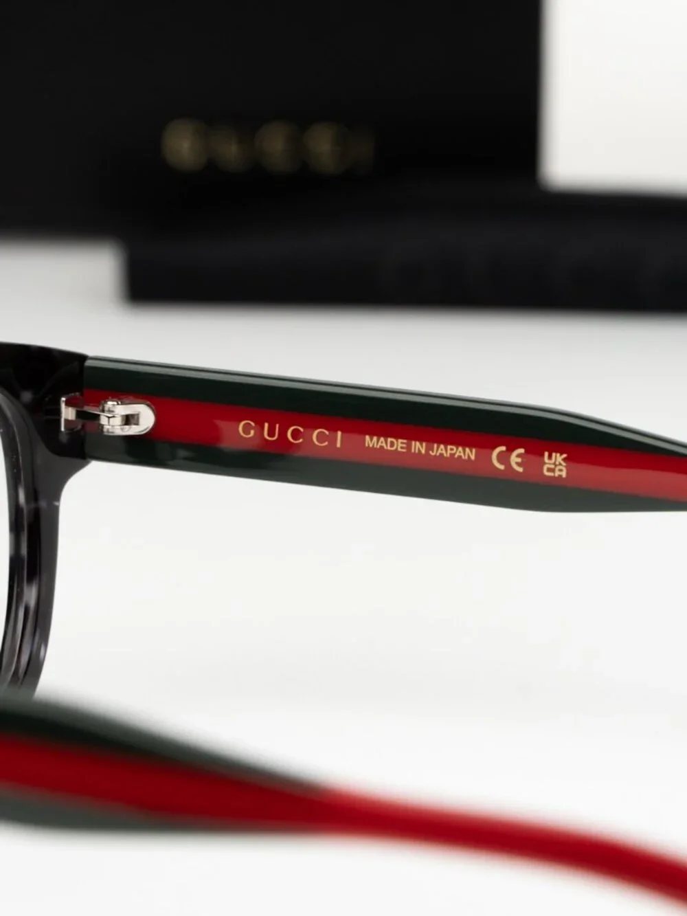 Gucci Men Eyeglasses Grey Havana Demo Square GG1992O 002 NEW AUTHENTIC